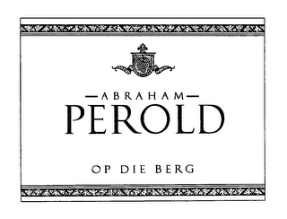 ABRAHAM PEROLD OP DIE BERG logo