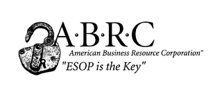 ABRC AMERICAN BUSINESS RESOURCE CORPORATION "ESOP IS THE KEY" logo