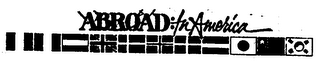 ABROAD: IN AMERICA logo