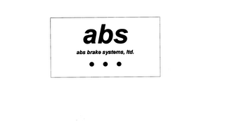 ABS ABS BRAKE SYSTEMS, LTD logo