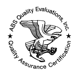 ABS QUALITY EVALUATIONS, INC. QUALITY ASSURANCE CERTIFICATION logo