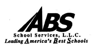 ABS SCHOOL SERVICES, L.L.C. LEADING AMERICA'S BEST SCHOOLS logo