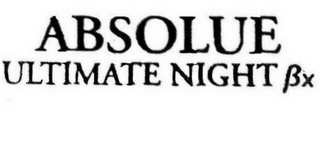 ABSOLUE ULTIMATE NIGHT ßX logo