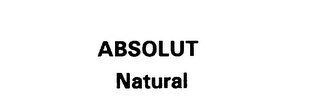ABSOLUT NATURAL logo