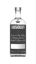 ABSOLUT SINCE 1879 L.O. SMITH ABSOLUT MADE IN THE VILLAGE OF ÅHUS, SWEDEN. ABSOLUT SINCE 1879. COUNTRY OF SWEDEN logo