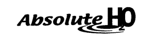 ABSOLUTE H20 logo