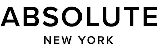 ABSOLUTE NEW YORK logo