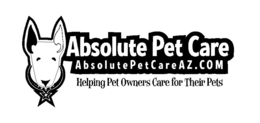 ABSOLUTE PET CARE ABSOLUTEPETCAREAZ.COMHELPING PET OWNERS CARE FOR THEIR PETS logo