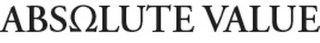 ABSOLUTE VALUE logo
