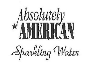 ABSOLUTELY AMERICAN SPARKLING WATER logo