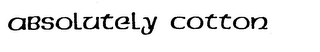 ABSOLUTELY COTTON logo