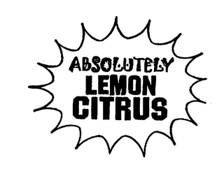 ABSOLUTELY LEMON CITRUS logo