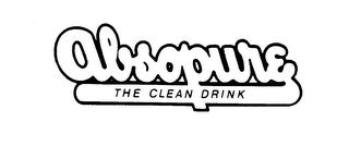 ABSOPURE THE CLEAN DRINK logo