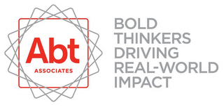 ABT ASSOCIATES BOLD THINKERS DRIVING REAL-WORLD IMPACT logo