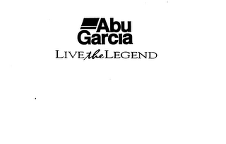 ABU GARCIA LIVE THE LEGEND logo