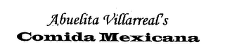 ABUELITA VILLARREAL'S COMIDA MEXICANA logo