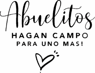 ABUELITOS HAGAN CAMPO PARA UNO MAS! logo