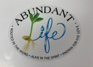 ABUNDANT LIFE ∙ ROOTED IN THE WORD ∙ ALIVE IN THE SPIRIT ∙ KNOWN FOR HIS LOVE∙ logo