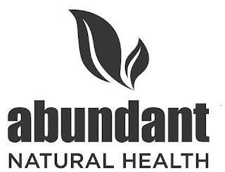ABUNDANT NATURAL HEALTH logo