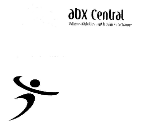 ABX CENTRAL WHERE ATHLETICS AND BUSINESS EXCHANGE logo