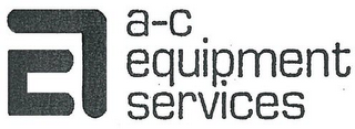 AC A-C EQUIPMENT SERVICES logo