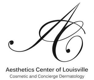 AC AESTHETICS CENTER OF LOUISVILLE COSMETIC AND CONCIERGE DERMATOLOGY logo