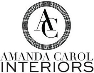 AC AMANDA CAROL INTERIORS logo