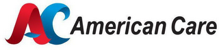 AC AMERICAN CARE logo