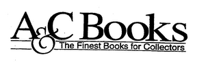 A&C BOOKS THE FINEST BOOKS FOR COLLECTORS logo