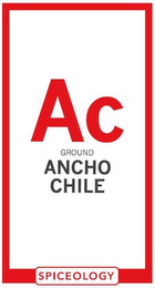 AC GROUND ANCHO CHILE SPICEOLOGY logo