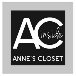 AC INSIDE ANNE'S CLOSET logo