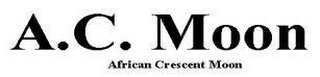 A.C. MOON AFRICAN CRESCENT MOON logo