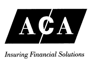 ACA INSURING FINANCIAL SOLUTIONS logo