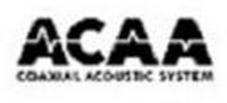 ACAA COAXIAL ACOUSTIC SYSTEM logo