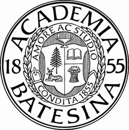 ACADEMIA BATESINA AMORE AC STUDIO CONDITA 1855 logo