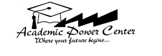 ACADEMIC POWER CENTER WHERE YOUR FUTURE BEGINS... logo