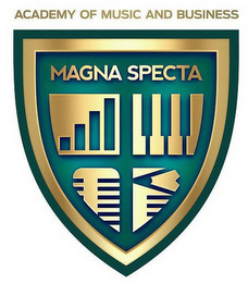 ACADEMY OF MUSIC AND BUSINESS MAGNA SPECTA logo
