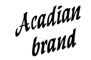 ACADIAN BRAND logo