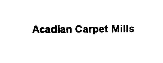 ACADIAN CARPET MILLS logo