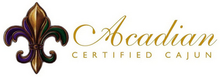 ACADIAN CERTIFIED CAJUN logo