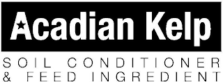 ACADIAN KELP SOIL CONDITIONER & FEED INGREDIENT logo