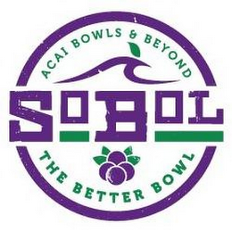 ACAI BOWLS & BEYOND SOBOL THE BETTER BOWL logo
