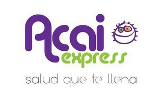 ACAI EXPRESS SALUD QUE TE LLENA logo