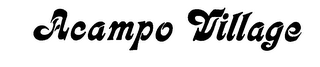 ACAMPO VILLAGE logo