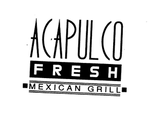 ACAPULCO FRESH MEXICAN GRILL logo