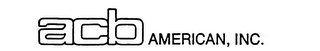 ACB AMERICAN, INC. logo