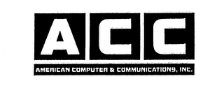 ACC AMERICAN COMPUTER & COMMUNICATIONS, INC. logo
