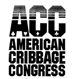 ACC AMERICAN CRIBBAGE CONGRESS logo