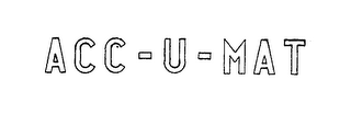 ACC-U-MAT logo