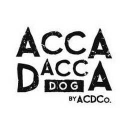 ACCA DACCA DOG BY ACDCO. logo